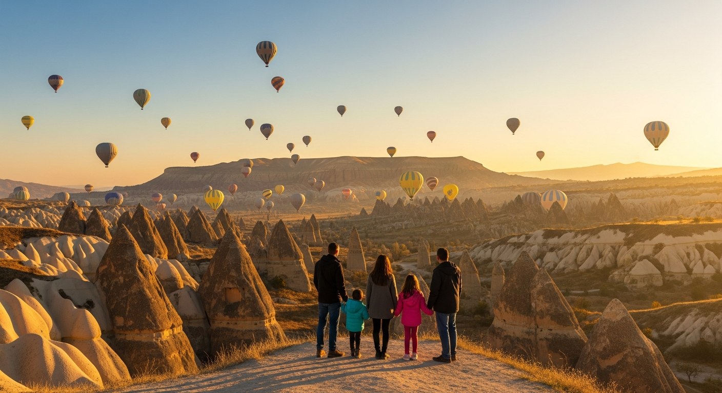 Forfait Famille complet (2 adultes + 2 enfants) — Kapadokya
